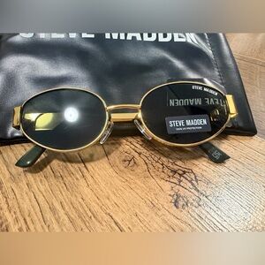 Steve Madden Mystie Gold Frame Sunglasses